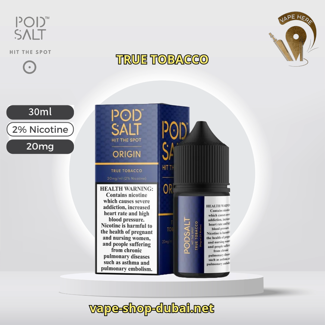 Pod Salt Origin True Tobacco Dubai UAE Abu Dhabi