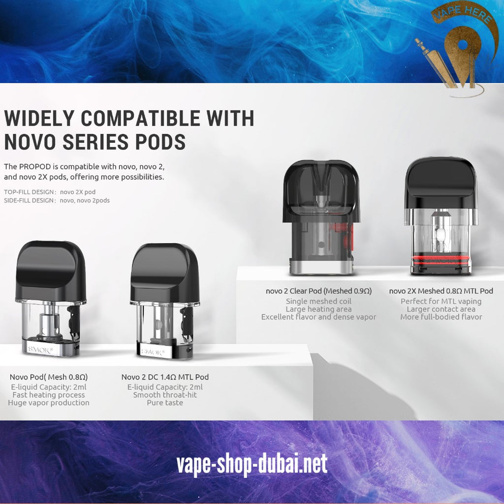 SMOK PRO POD KIT 22W 800 MAH UAE ABU DHABI