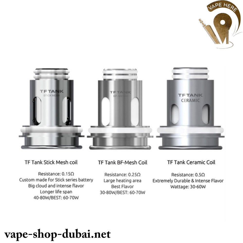 Smok TF Tank Replacement Coils - 3 pcs/pack UAE Dubai