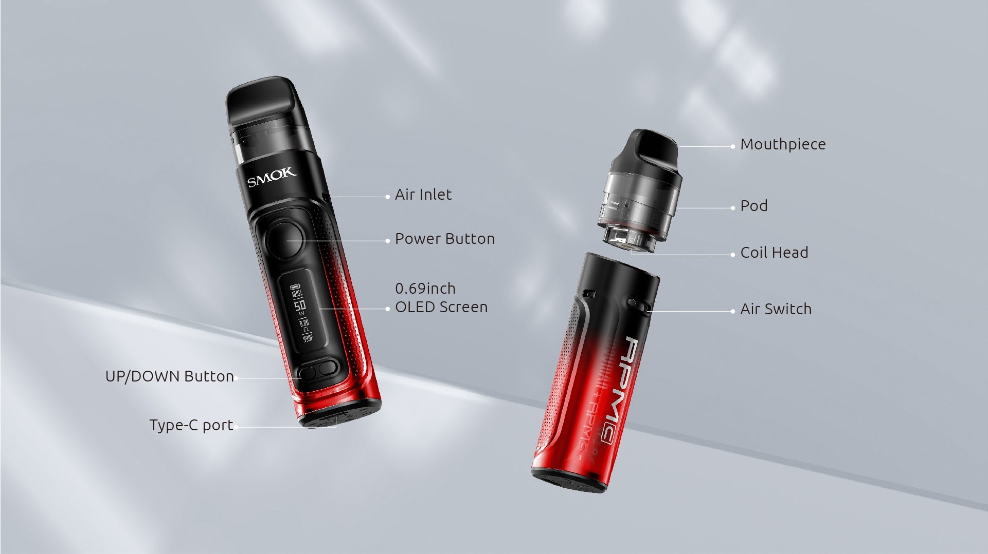 SMOK RPM C KIT 50W POD MOD UAE Abu Dhabi