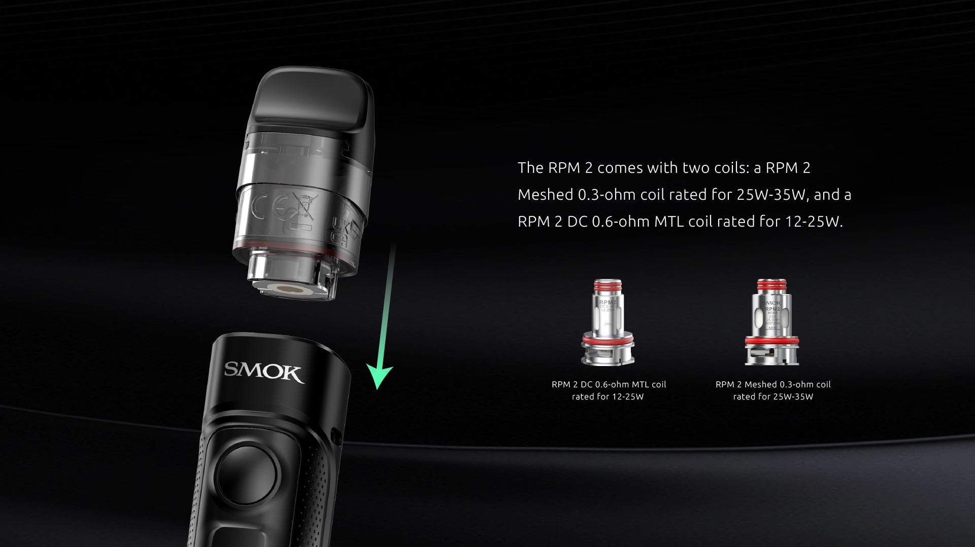 SMOK RPM C KIT 50W POD MOD UAE Fujairah