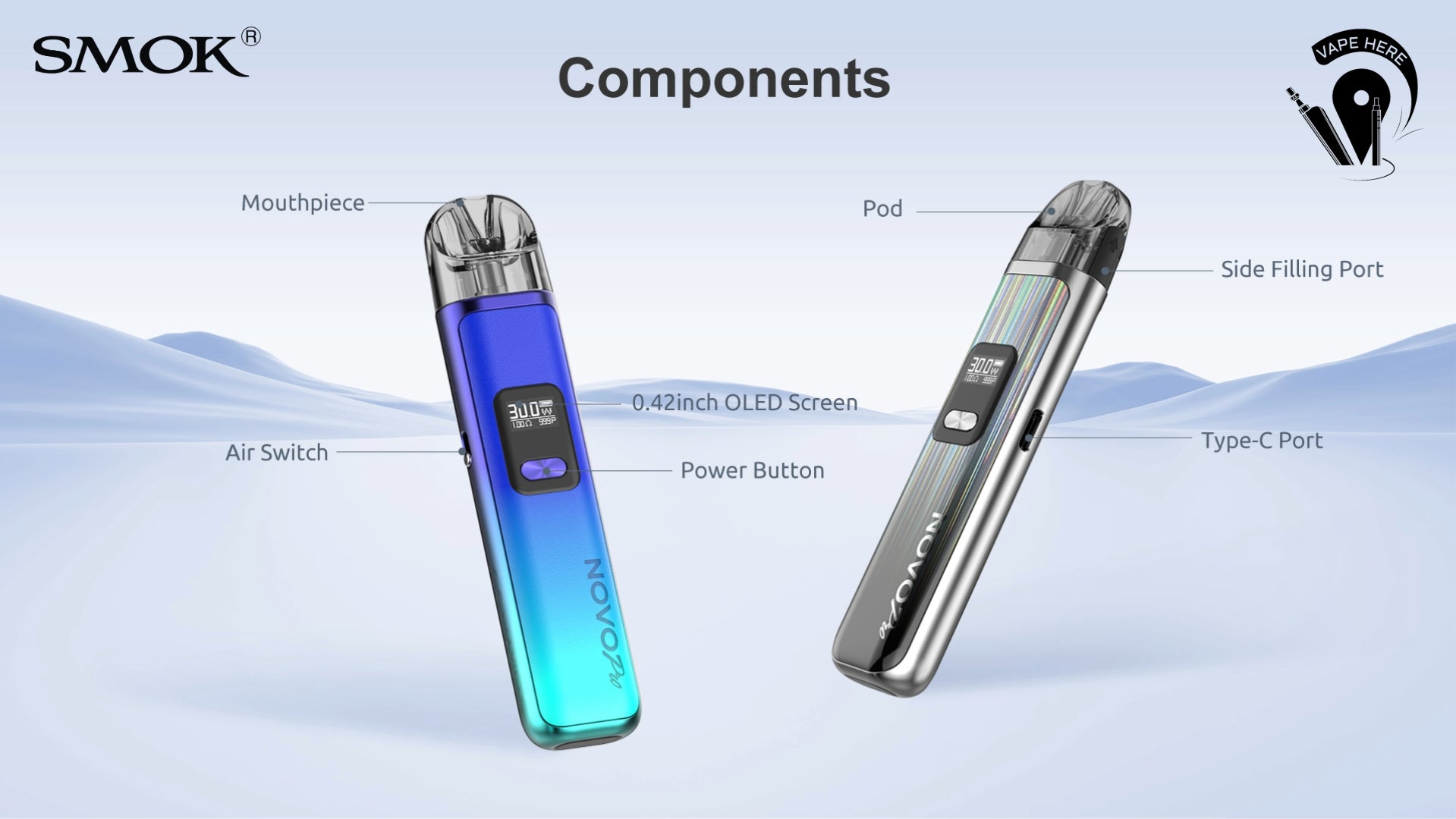 SMOK NOVO PRO Pod Kit - 30W UAE Sharjah