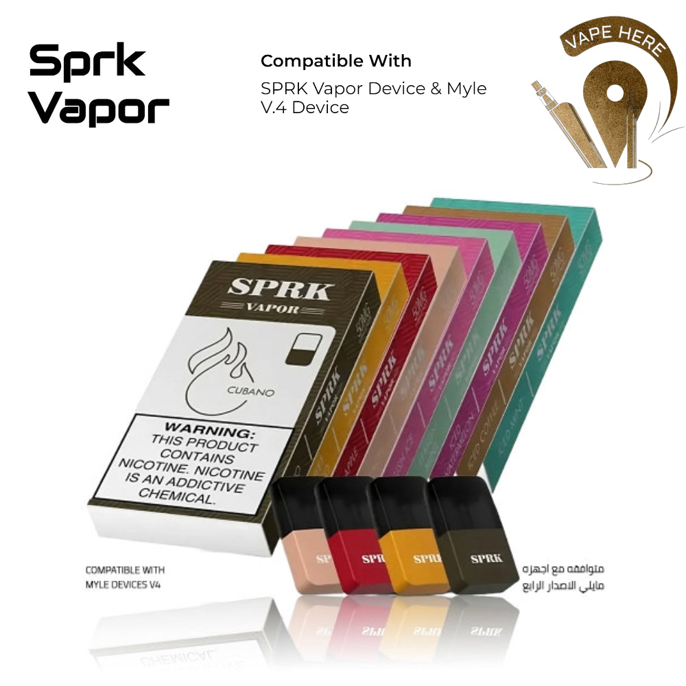 SPRK Pods dubai  for Myle V4 pods Vape Dubai UAE Abu Dhabi Vape Here Store