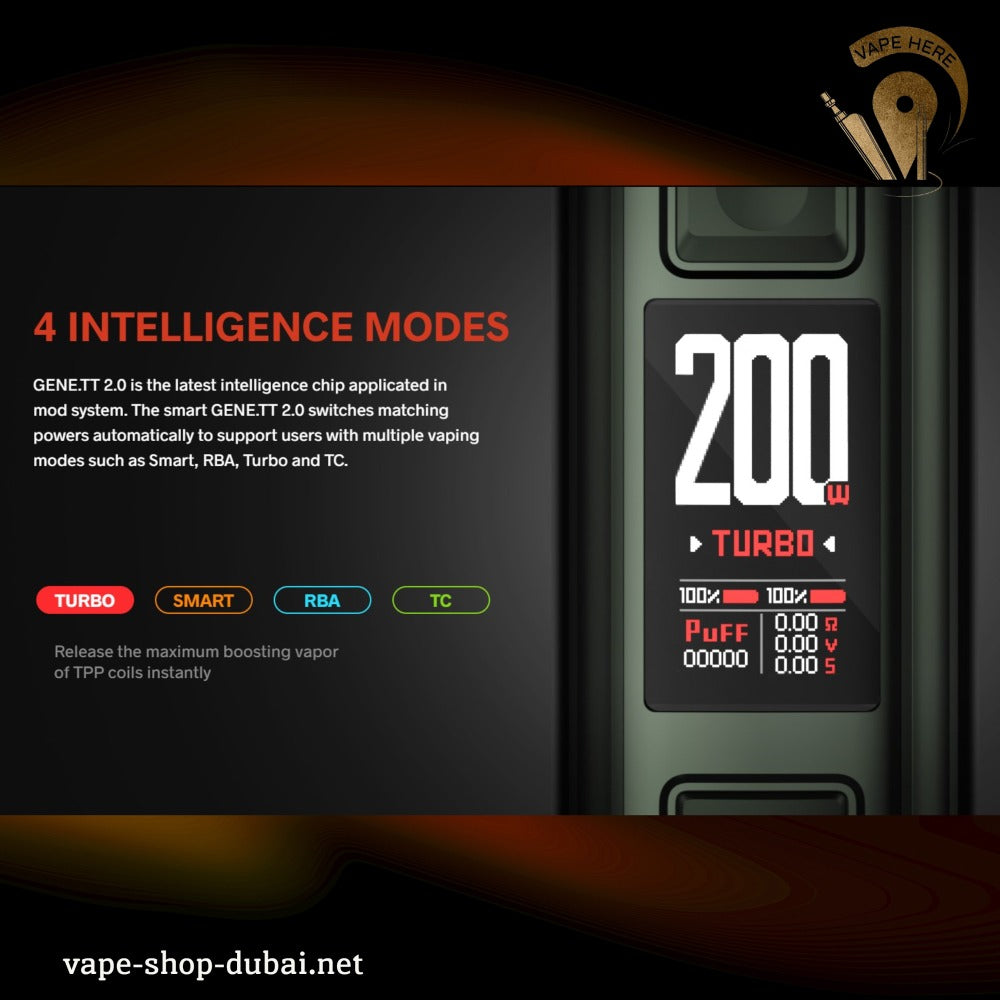 VOOPOO ARGUS GT2 200W Starter Kit with 6.5ml Maat Tank New UAE Dubai