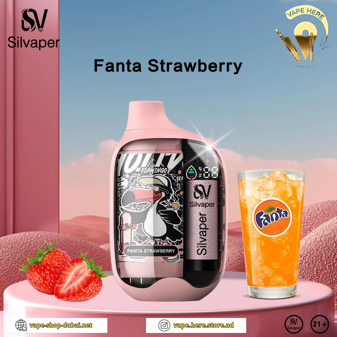 Silva Dream Disposable Vape 1000 Puffs 50mg Fanta Strawberry UAE Umm Al Qiwuan