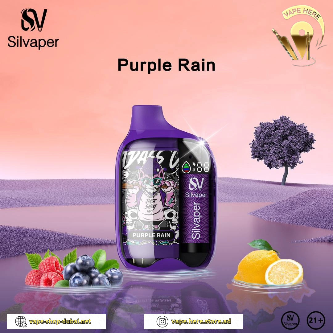 Silva Dream Disposable Vape 1000 Puffs 50mg Purple Rain UAE Dubai