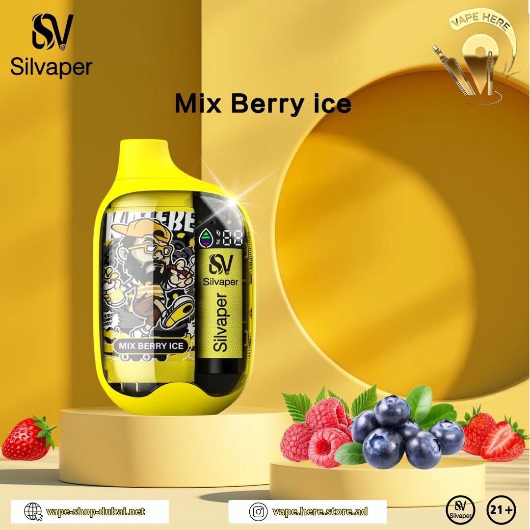 Silva Dream Disposable Vape 1000 Puffs 50mg Mixed Berry Ice UAE Al Ain