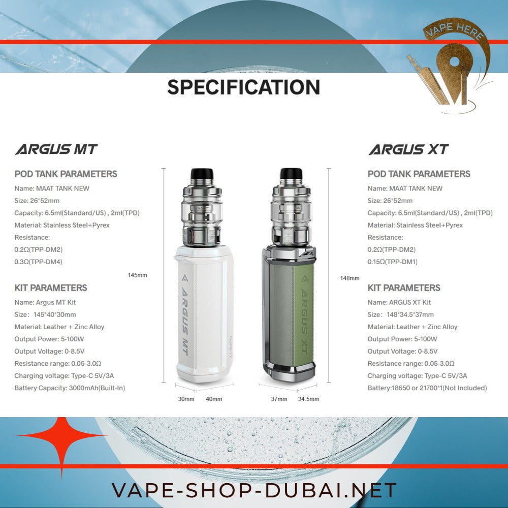 VOOPOO Argus MT Kit 100W UAE Dubai