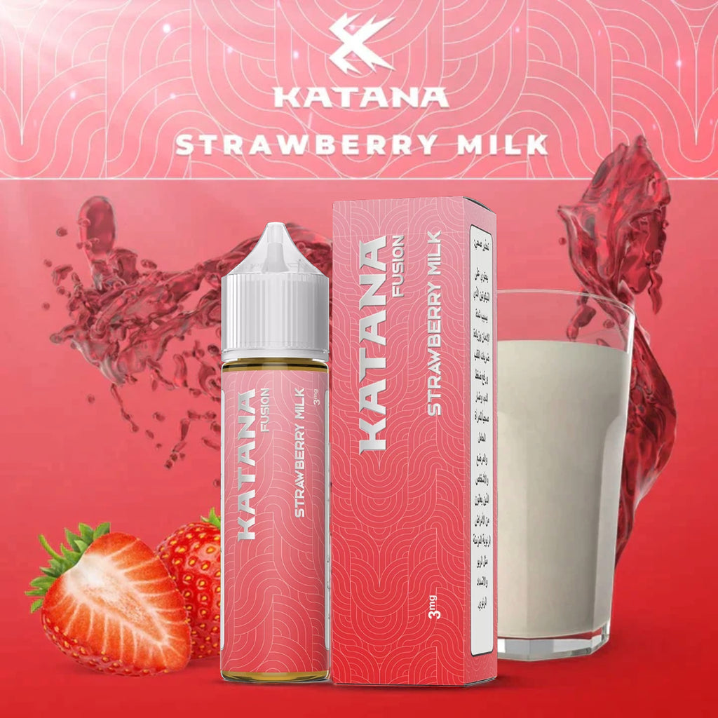 KATANA FUSION E-LIQUIDS 60ML UAE STRAWBERRY MILK