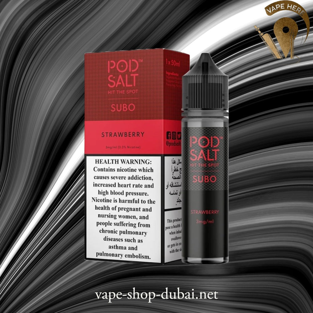 POD SALT - STRAWBERRY - E-LIQUIDE UAE Dubai