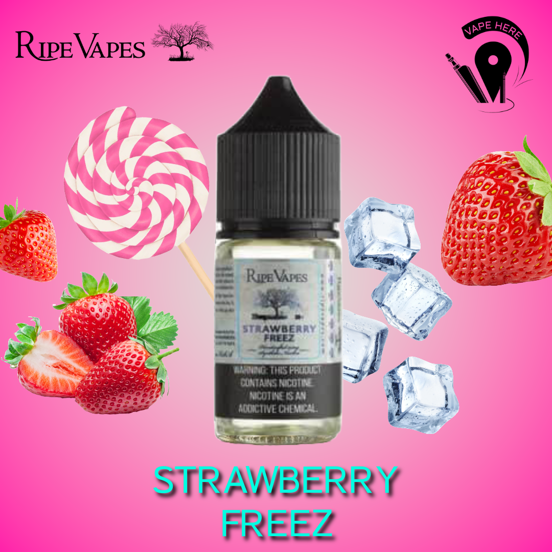 Strawberry Freez 30ml SaltNic - Fruit Flavors Collection from Ripe Vapes UAE Abu Dhabi & Dubai