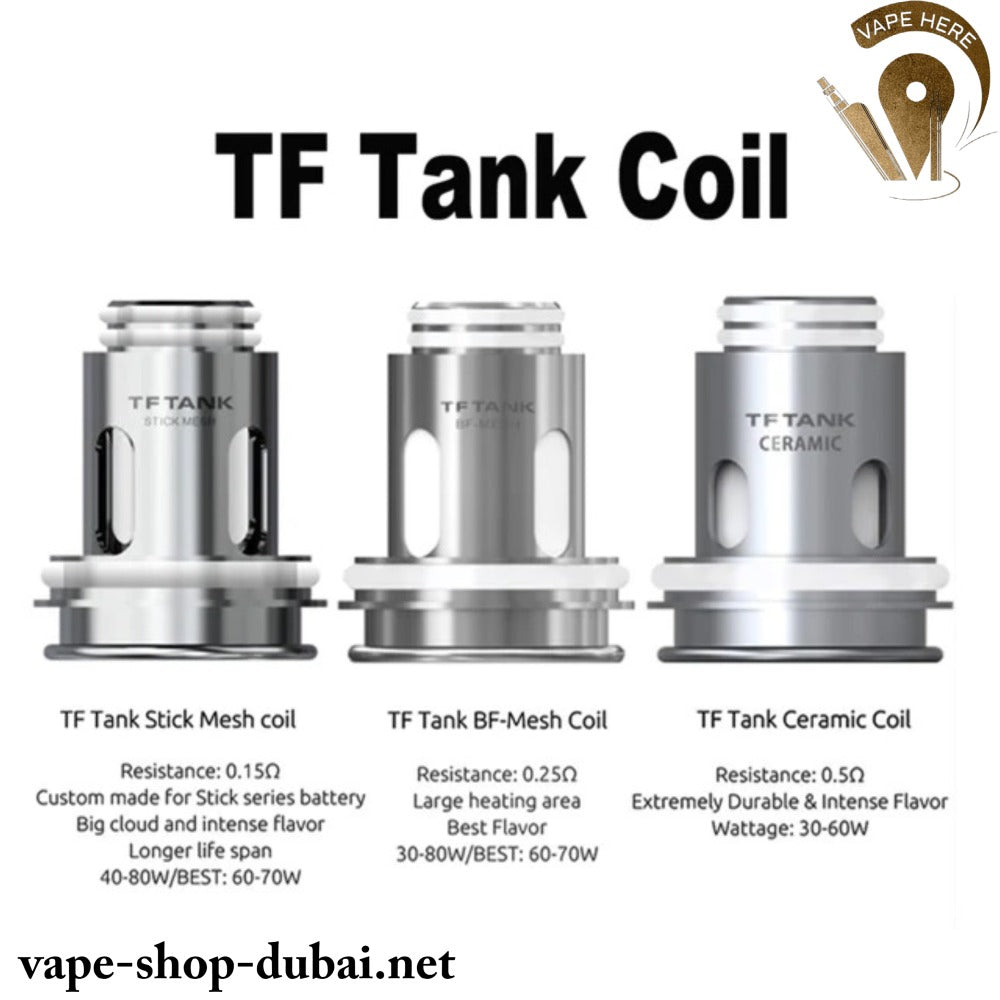 Smok TF Tank Replacement Coils - 3 pcs/pack UAE Abu Dhabi