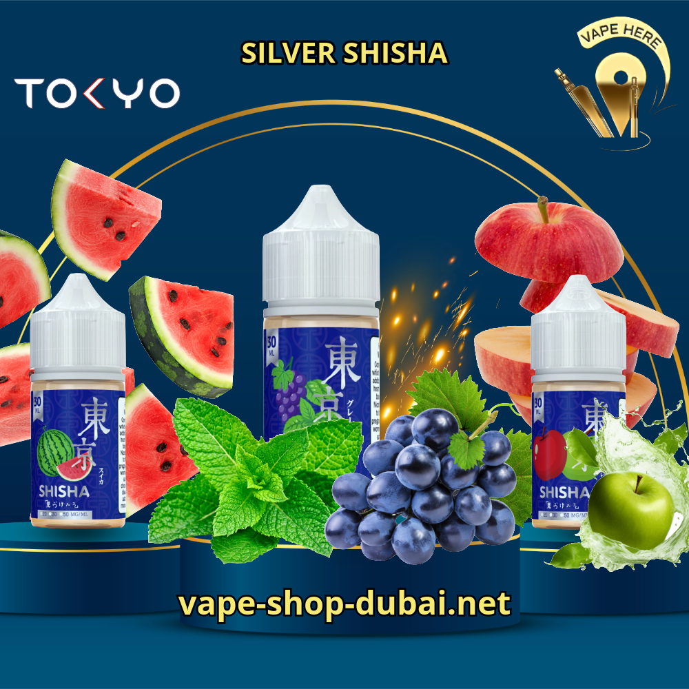 TOKYO SILVER SALTNIC 30ML - SHISHA SERIES