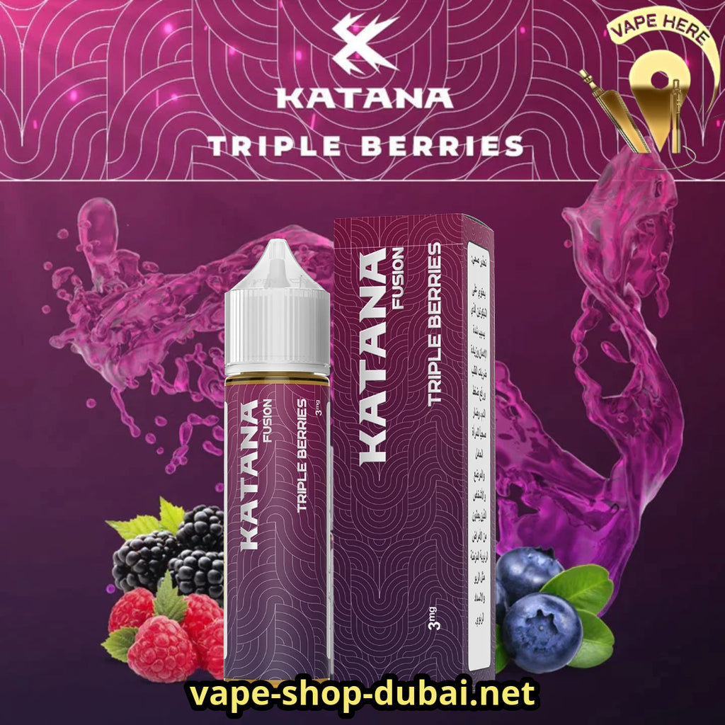 KATANA FUSION E-LIQUIDS 60ML UAE TRIPLE BERRY