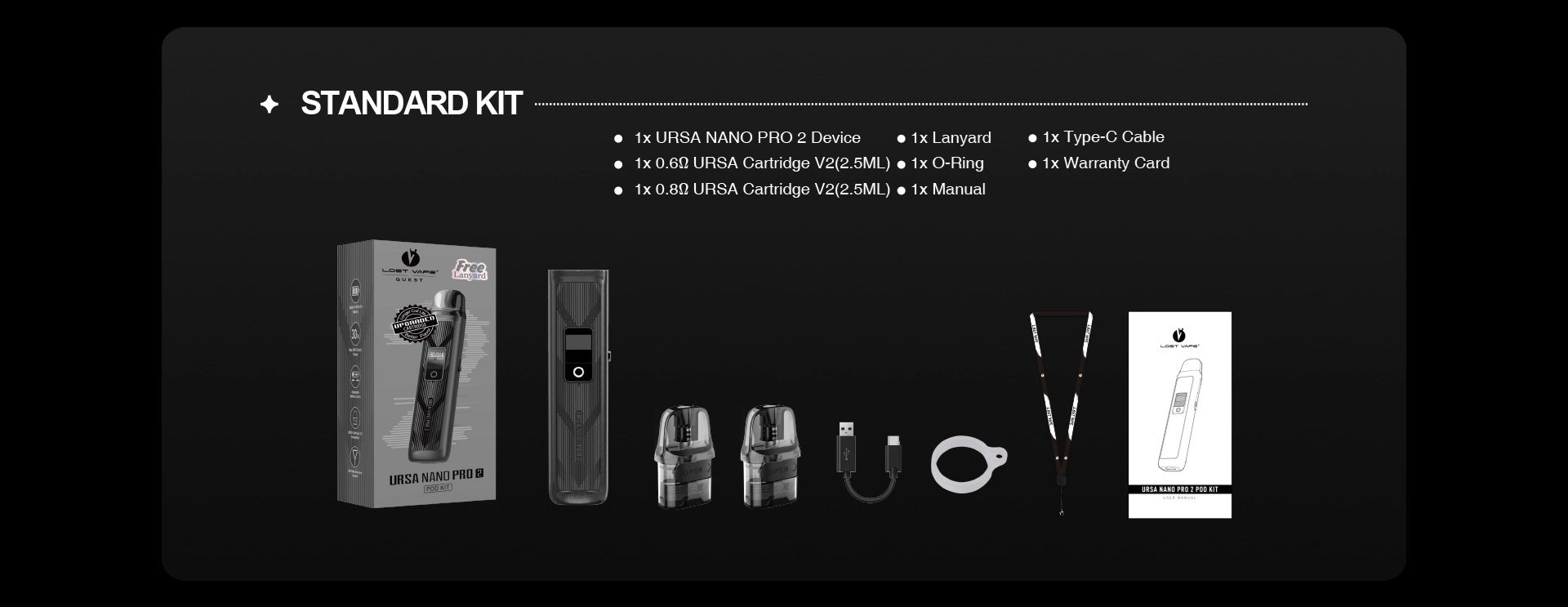 Ursa Nno PRO 2 Kit included