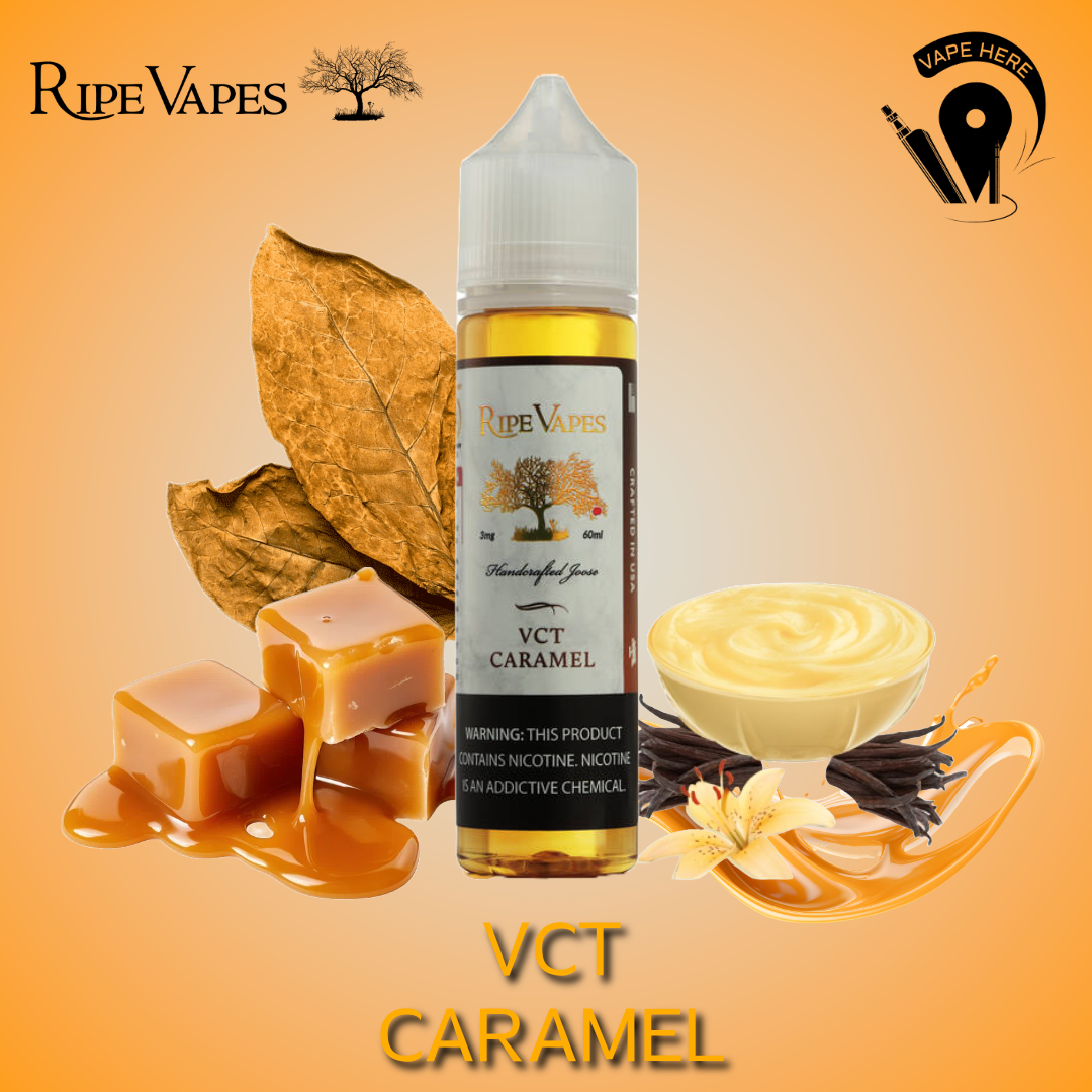 VCT CARAMEL 60ml E-Liquids - VCT Collection from Ripe Vapes UAE Abu Dhabi & Dubai
