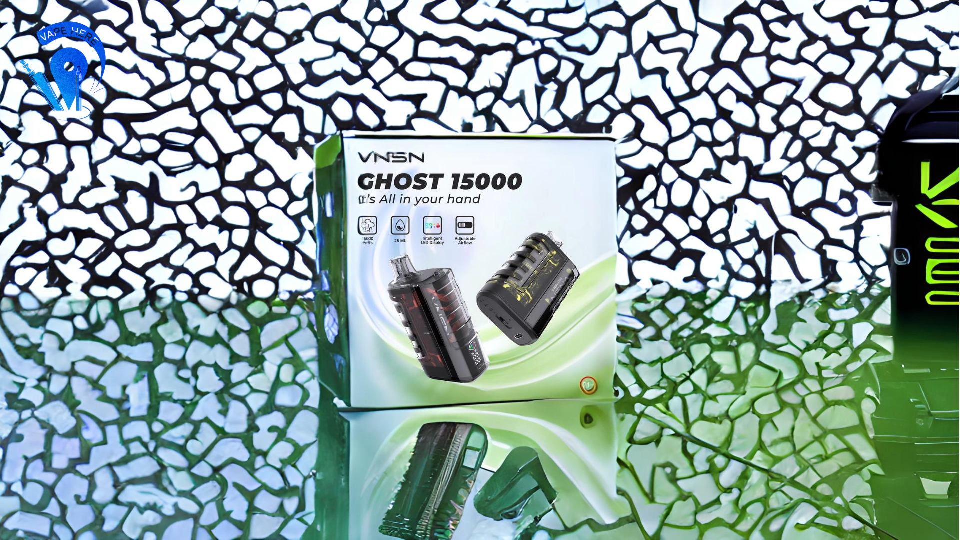 VNSN Ghost 15000 Puffs Disposable Vape 50mg UAE Abu Dhabi