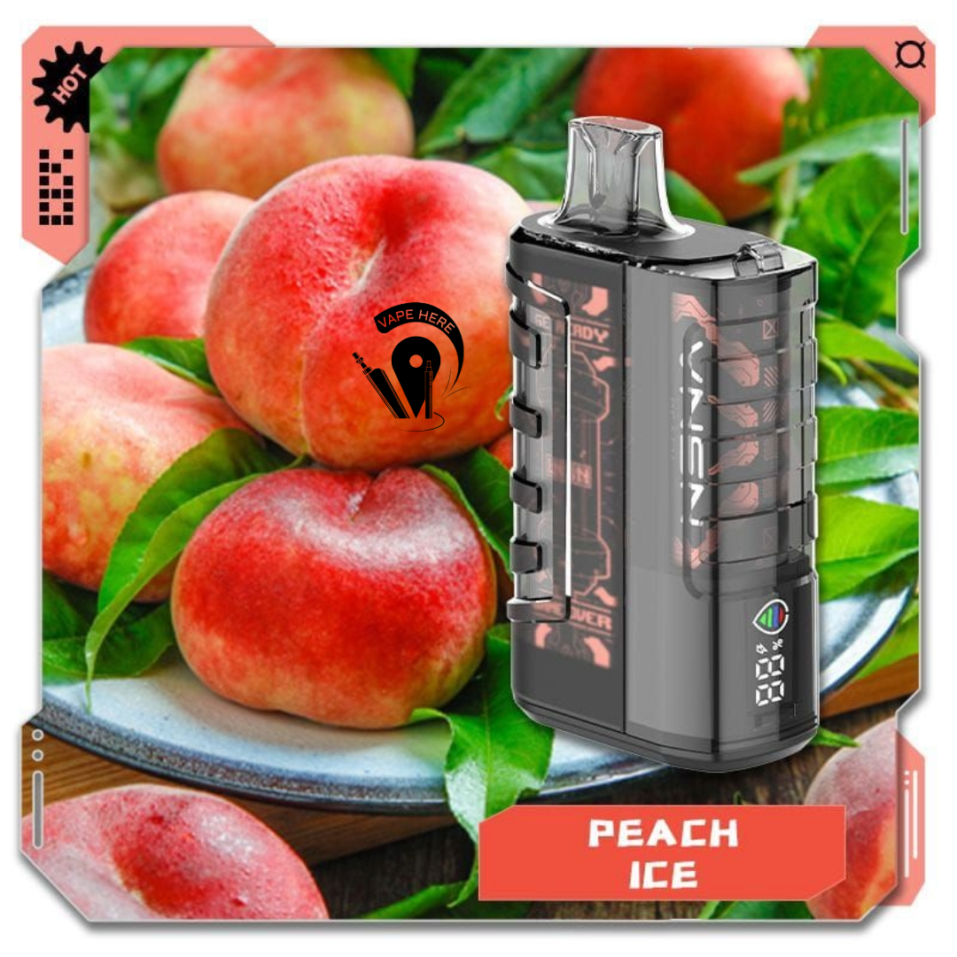 VNSN Ghost 15000 Puffs Disposable Vape 50mg Peach Ice UAE Ajman