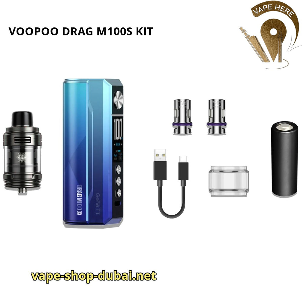 VOOPOO DRAG M100S KIT WITH U FORCE-L TANK ATOMIZER UAE Dubai