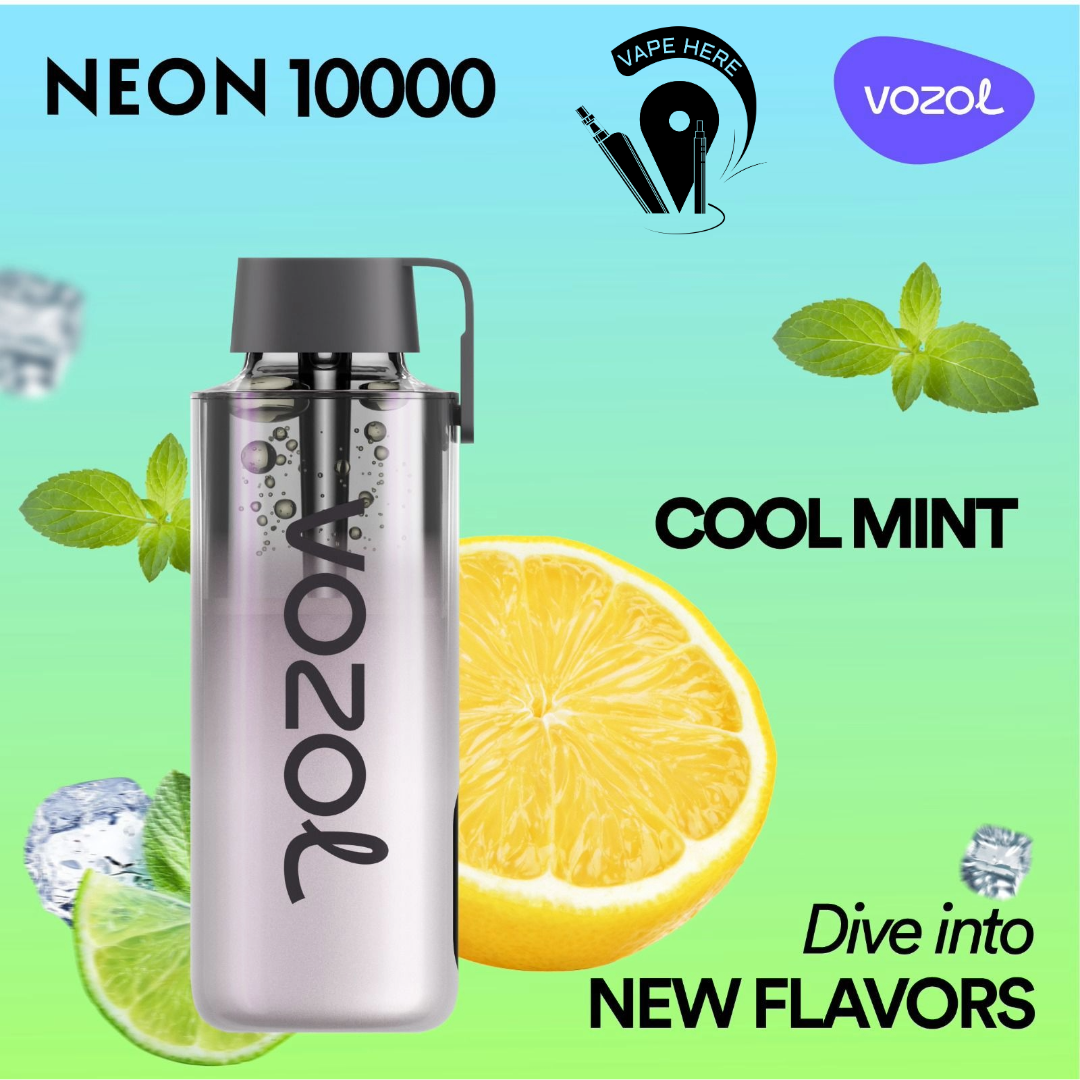Vozol NEON 10000 Puffs Disposable Vape Cool Mint