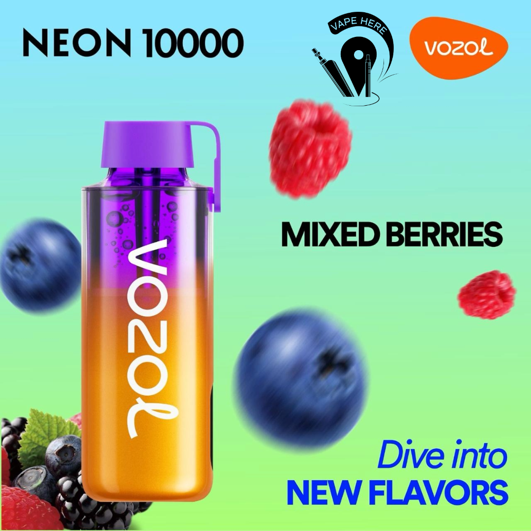 Vozol NEON 10000 Puffs Disposable Vape Mixed Berries