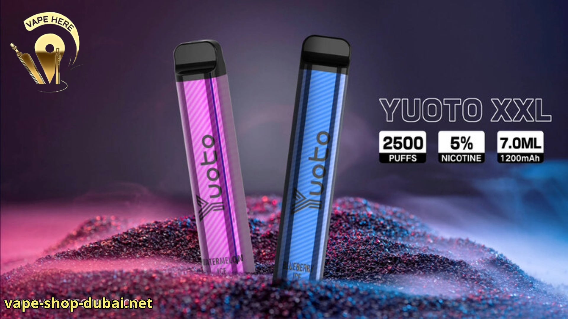 YUOTO XXL Disposable Pods 2500 Puffs (50mg)
