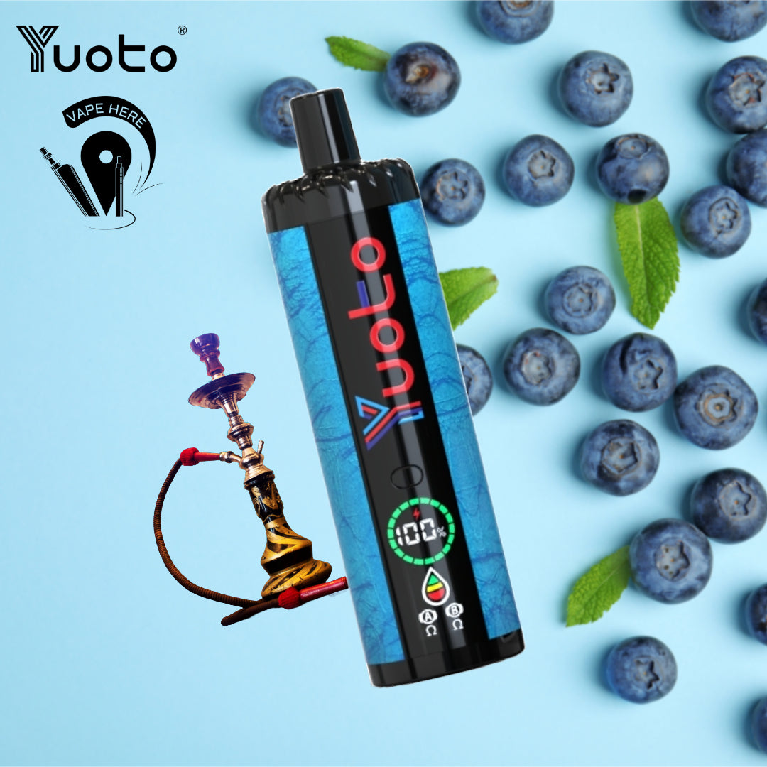 Yuoto DIGI 15000 Puffs Disposable Vape Blueberry Hookah UAE Al Ain