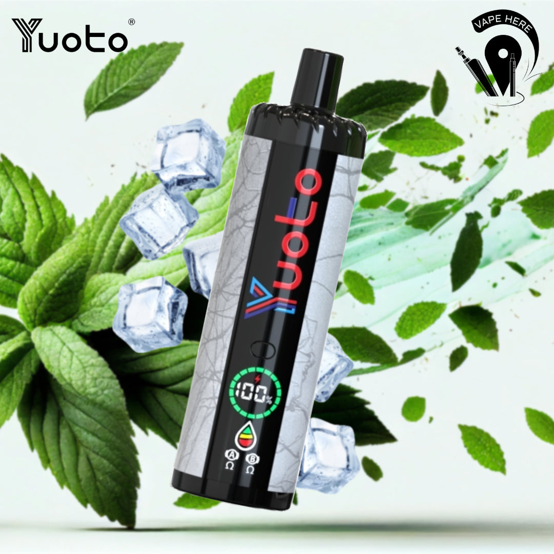 Yuoto DIGI 15000 Puffs Disposable Vape Mint Ice UAE Umm Al Qiwuan