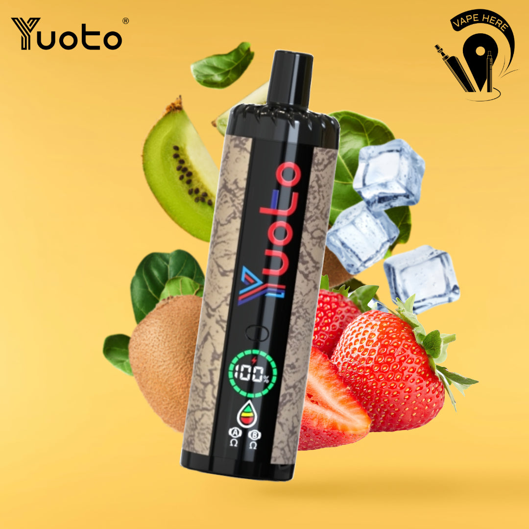 Yuoto DIGI 15000 Puffs Disposable Vape Strawberry Kiwi Ice UAE Sharjah