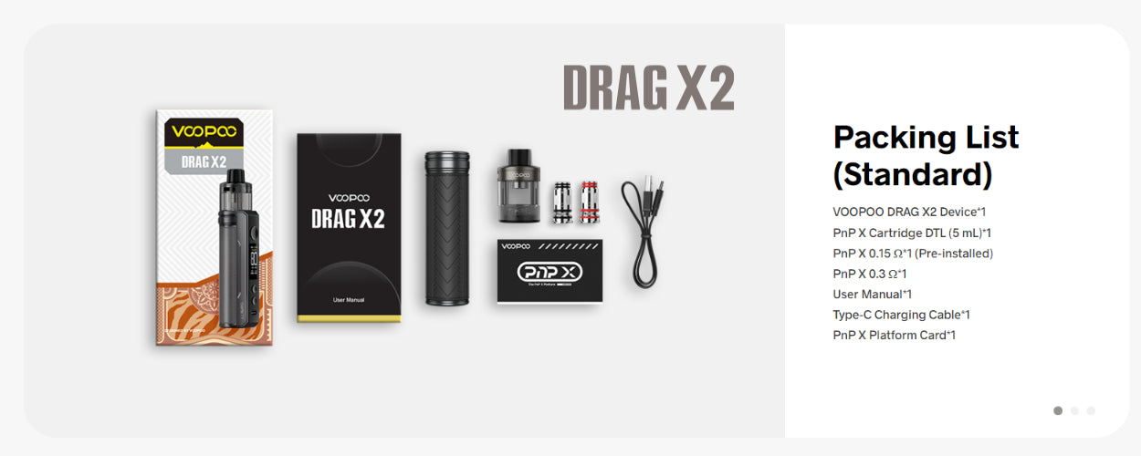 drag x2 kit included