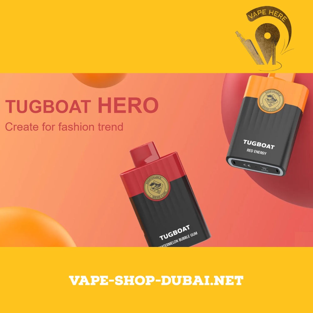 TUGBOAT HERO 8000 PUFFS DISPOSABLE VAPE UAE Ajman