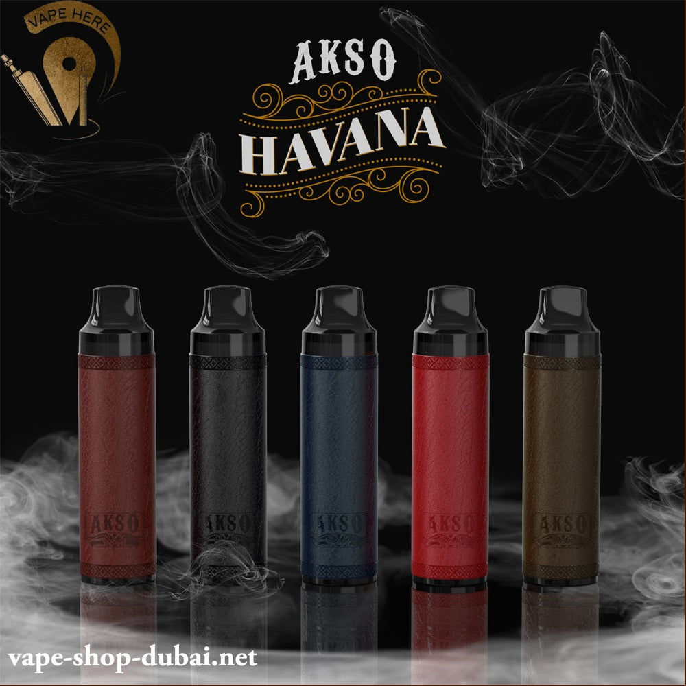 AKSO HAVANA DISPOSABLE VAPE 5000 PUFFS (Close Pod System) UAE Dubai