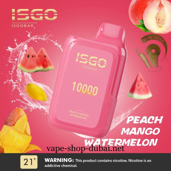 ISGO 10000 PUFFS DISPOSABLE UAE Vape Here Store