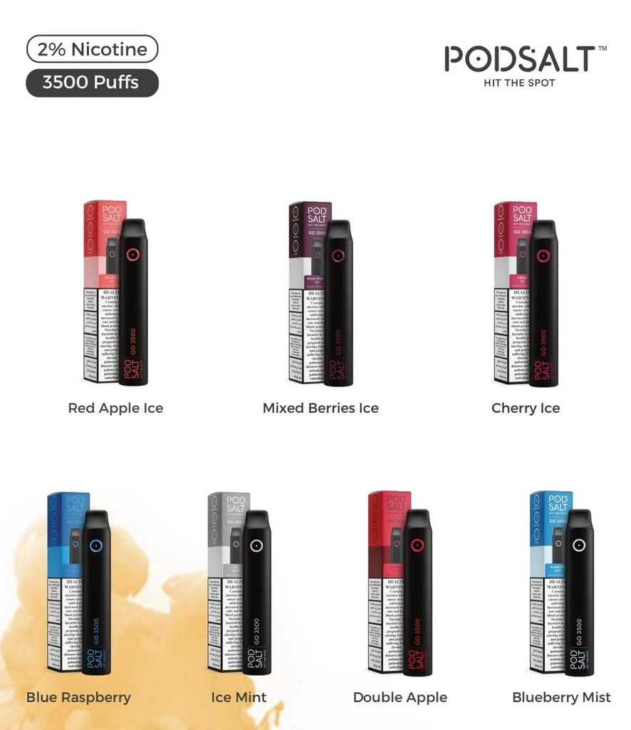 pod salt ps go 3500 flavors