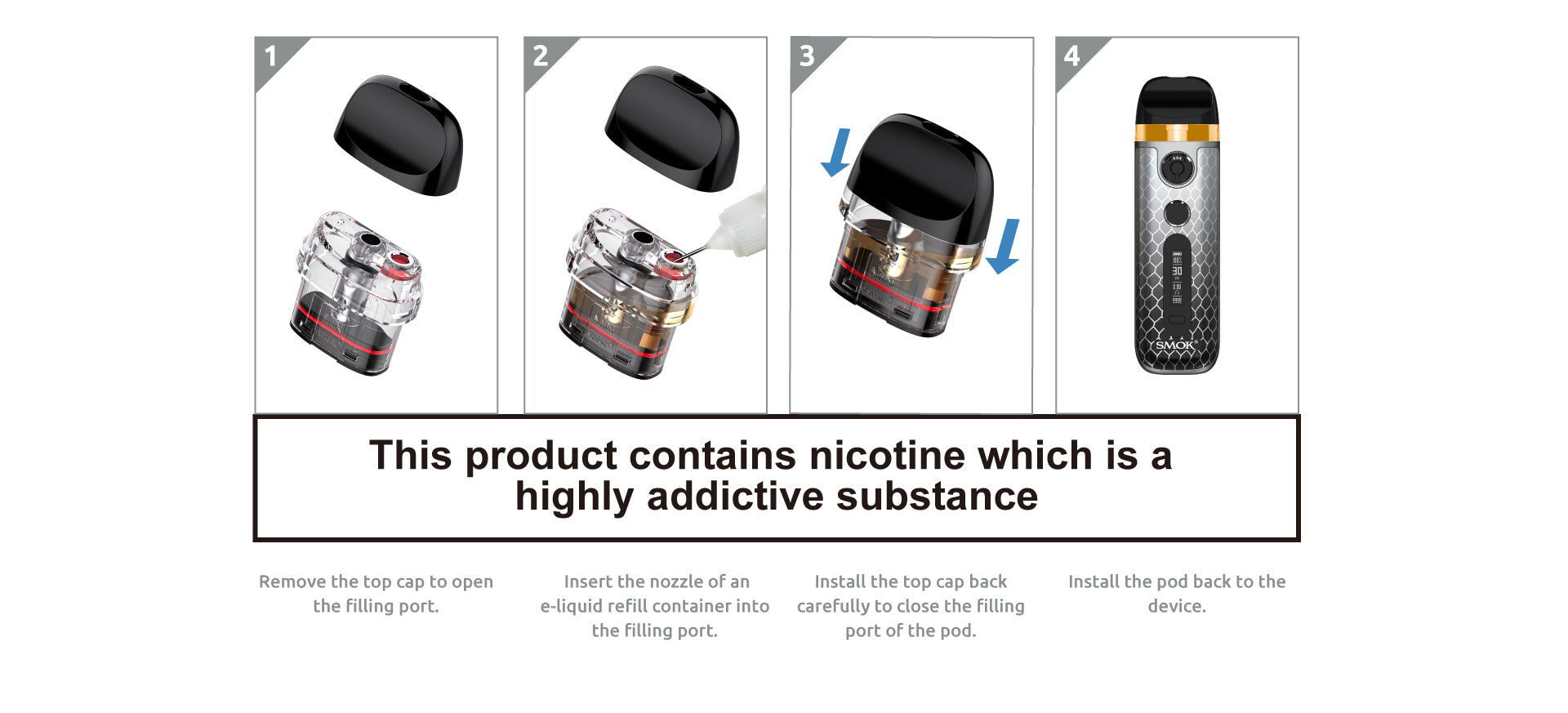 smok novo 5 replacement pods