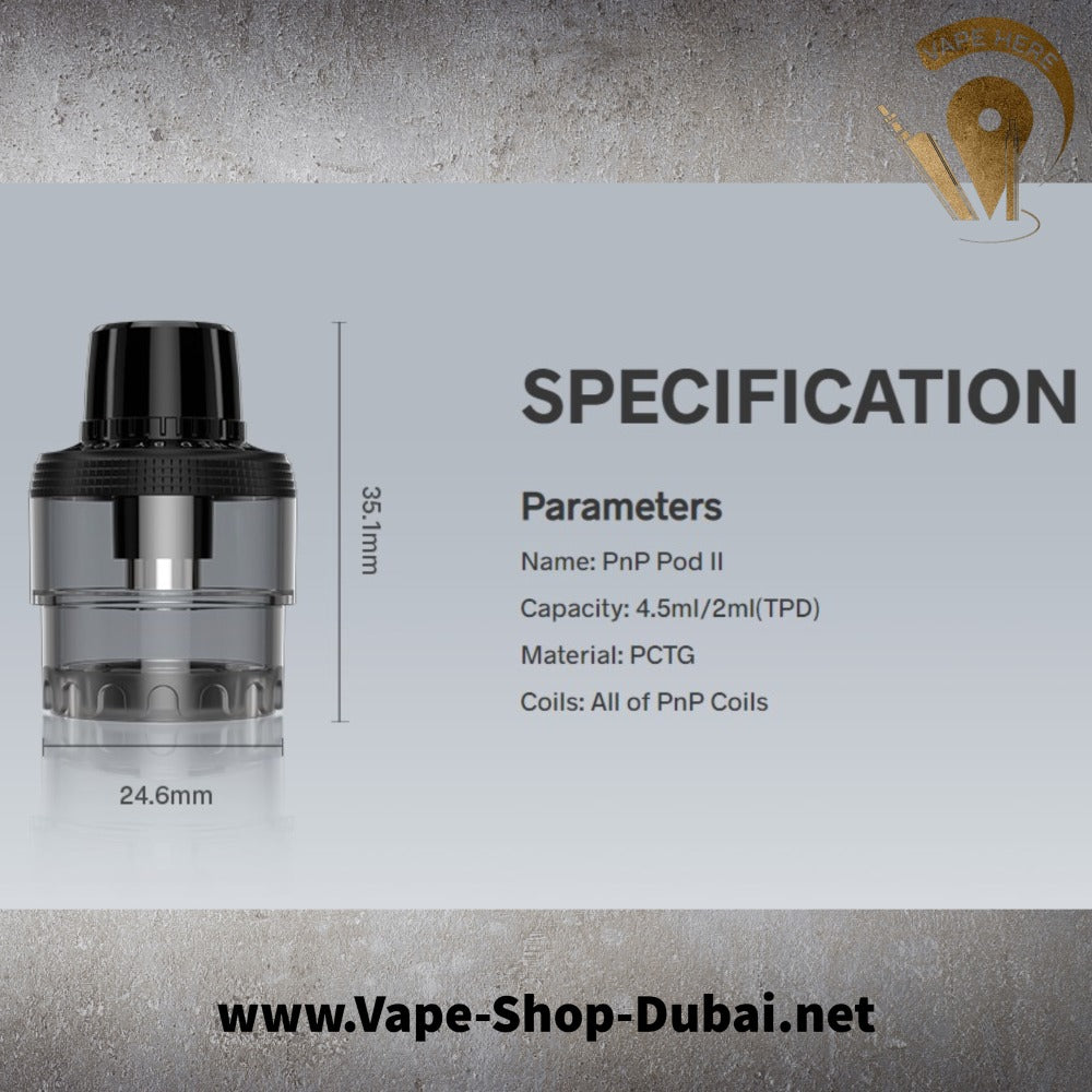 VOOPOO PNP 2 REPLACEMENT PODS UAE Sharjah