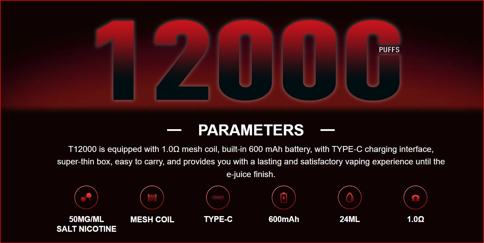 t12000 parameters
