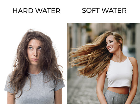 Bathing with soft water gives you smooth and silky hair.