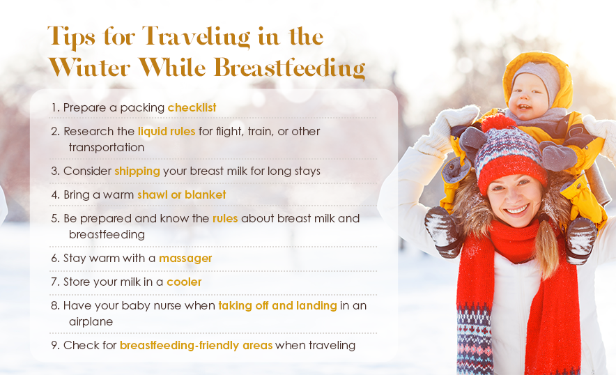 Top Tips for Breastfeeding During Winter Travel