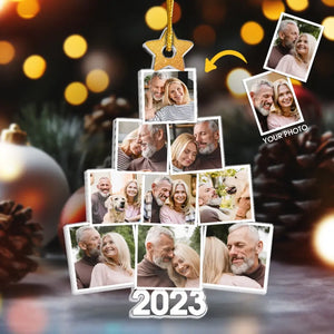 Custom Photo Couple The Perfect Christmas Tree - Couple Personalized Custom Ornament - Acrylic Custom Shaped - Christmas Gift For Husband Wife, Anniversary - bigfamgift