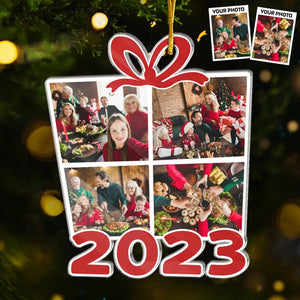 Custom Photo Family Is The Greatest Gift - Family Personalized Custom Ornament - Acrylic Custom Shaped - Christmas Gift For Family Members - bigfamgift