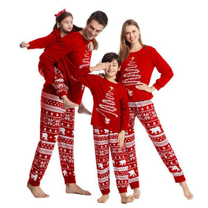 Couple Family Christmas Pajamas 2024 New Year Costume For Children Mother Kids Clothes Matching Outfits Christmas Pajamas Set - KenjaStudios