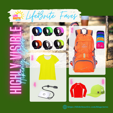 Highly visible accessories and clothings for enhanced safety and visibility