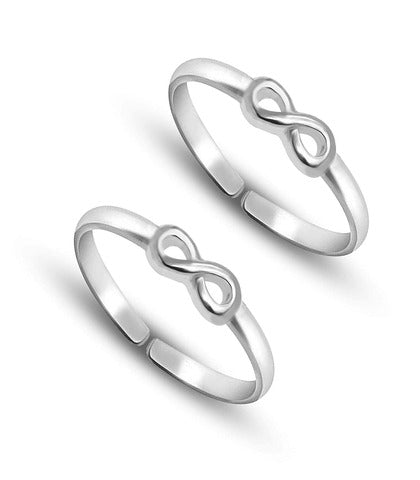 Sterling Silver Infinity Toe Ring