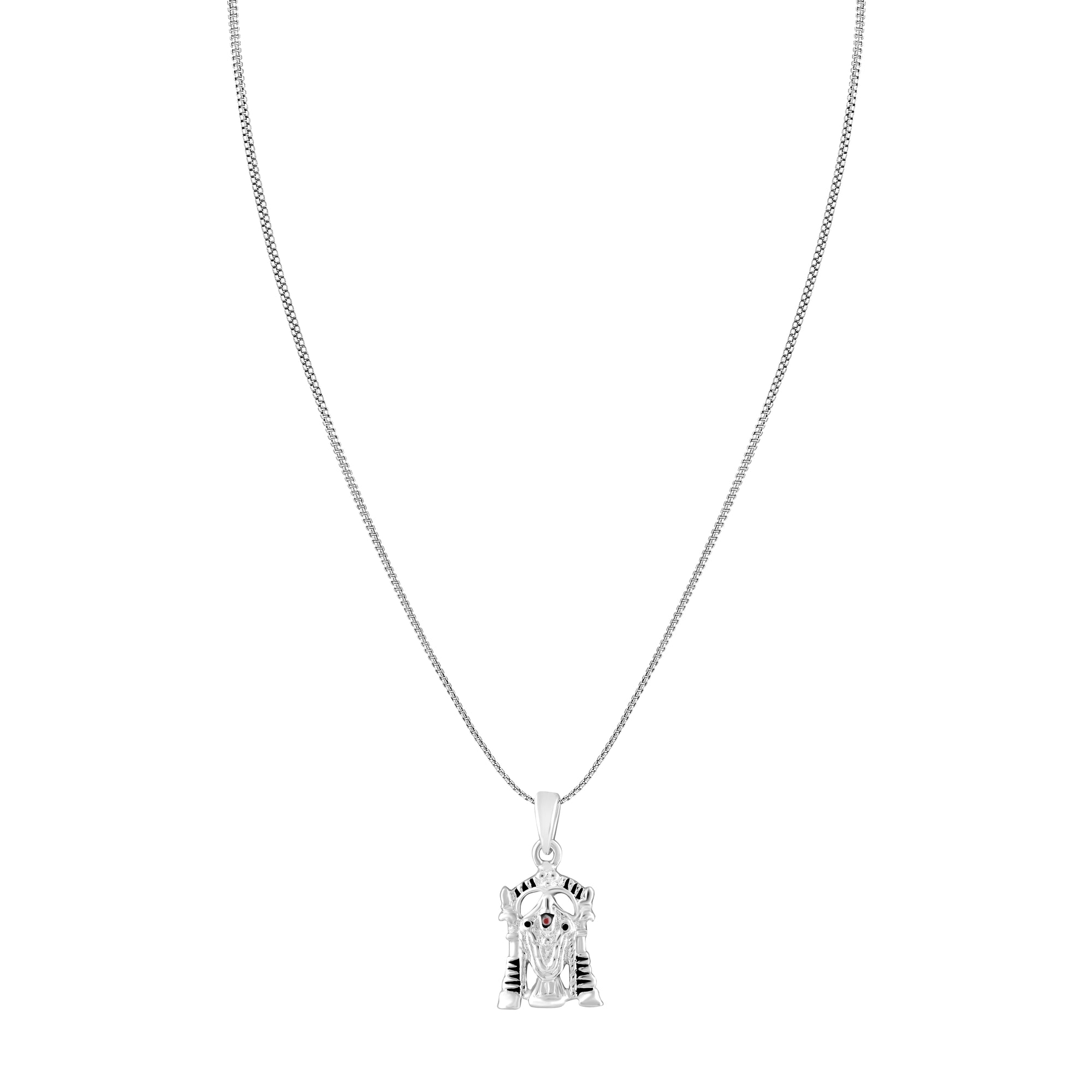 Shop 925 Sterling-Silver Tirupati Bala ji Pendant Necklace for Men ...