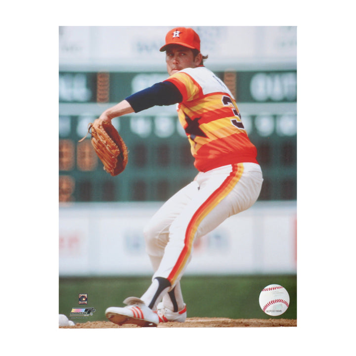 Houston Astros Nolan Ryan White Orange Cooperstown Collection Home Jersey
