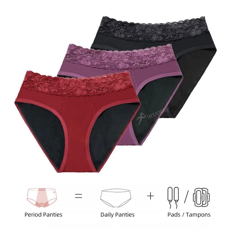 Panties Menstruales absorbentes= 2-4 tampones - Lavables - Ecológicas –  Sapiensk