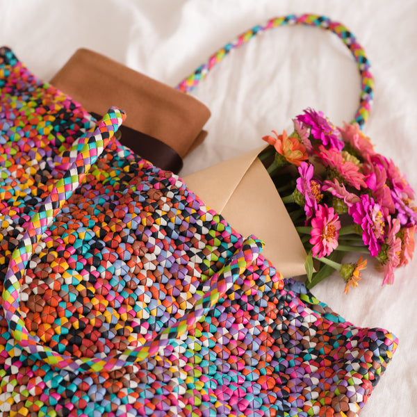 Rainbow Yarn Ball Drawstring Bag – TheKnottyKnittress