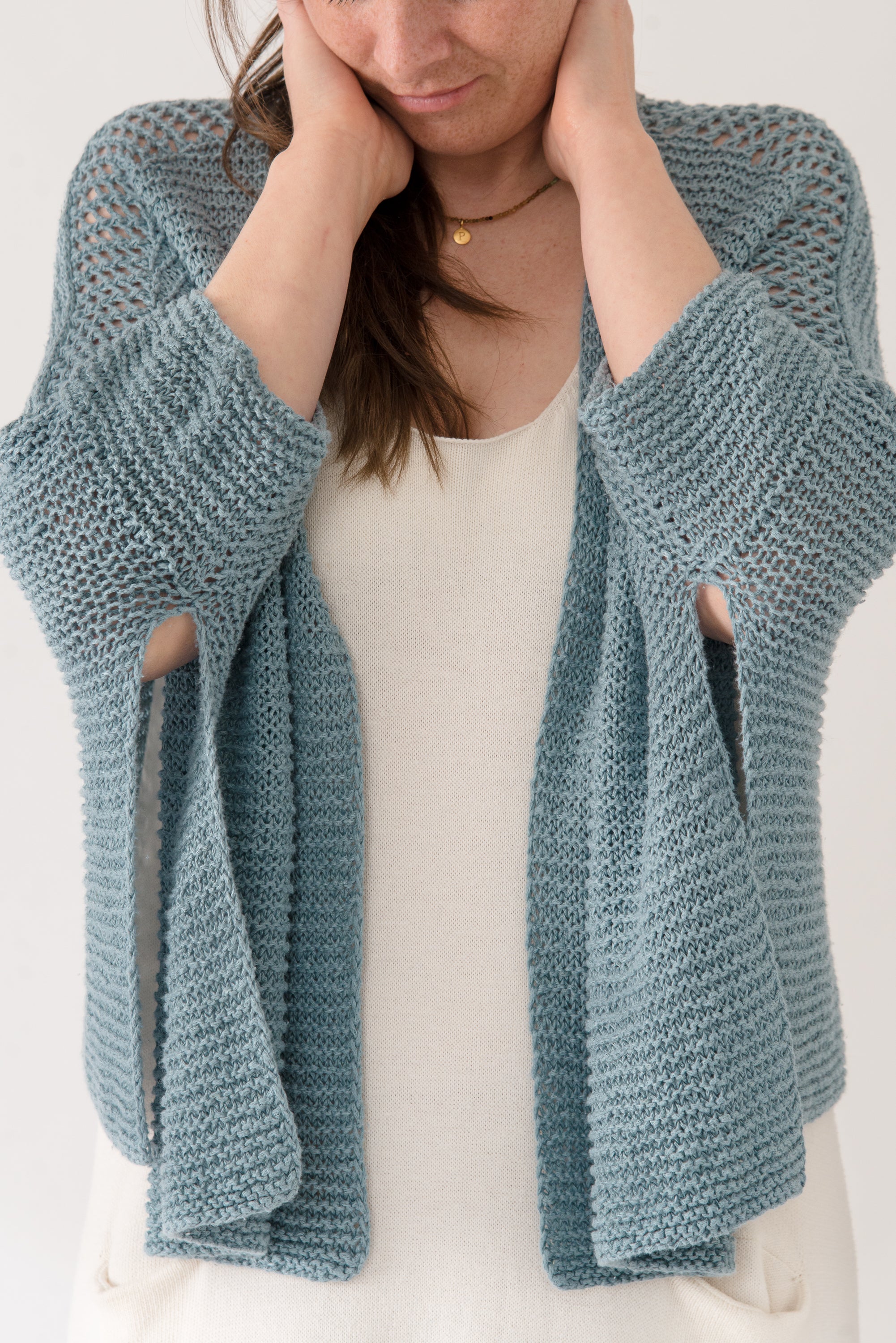 Aïcha Linen Cardigan Knitting Pattern – Quince & Co.