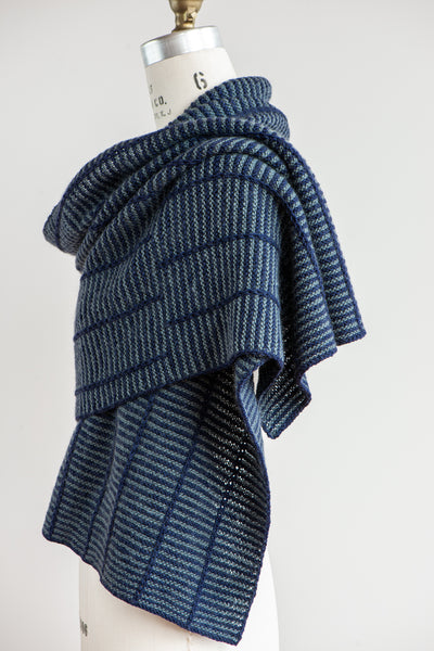 Louver Wrap Scarf Knitting Pattern by Ruth Nguyen – Quince & Co.